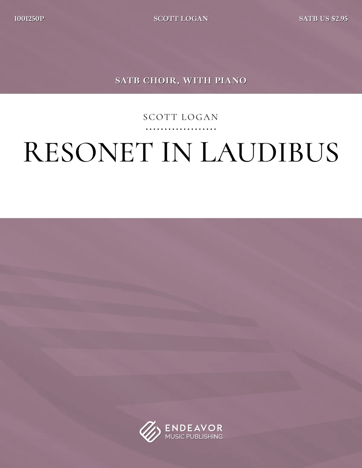 Resonet in Laudibus by Scott Logan - choral sheet music