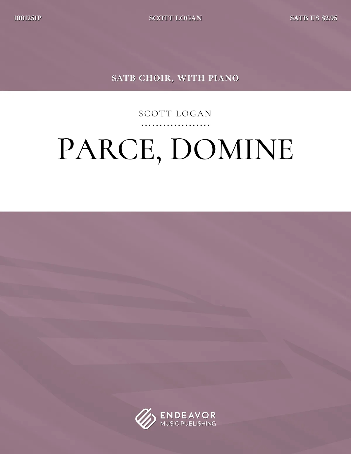 Parce, Domine by Scott Logan - choral sheet music