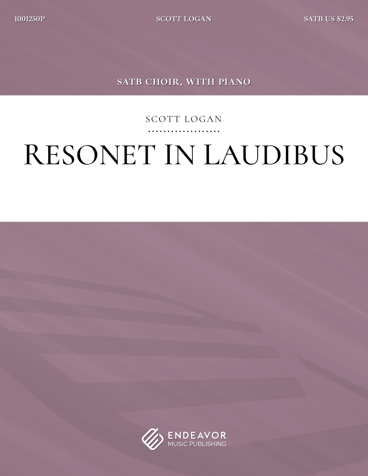 Resonet in Laudibus by Scott Logan - choral sheet music cover