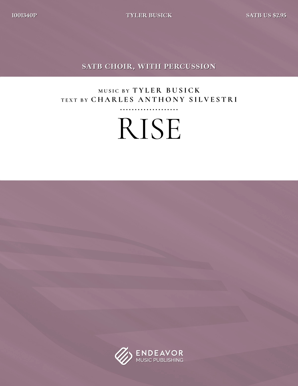Rise by Tyler Busick - choral sheet music cover